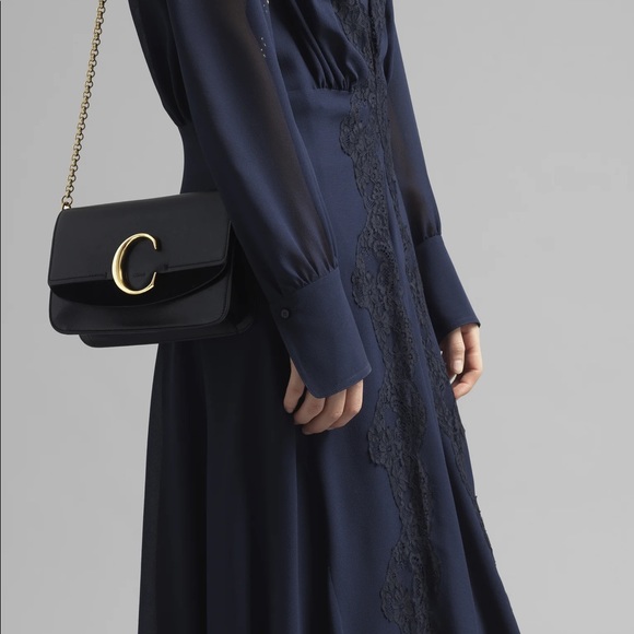 Chloe C Clutch With Chain - Picture 2 of 16